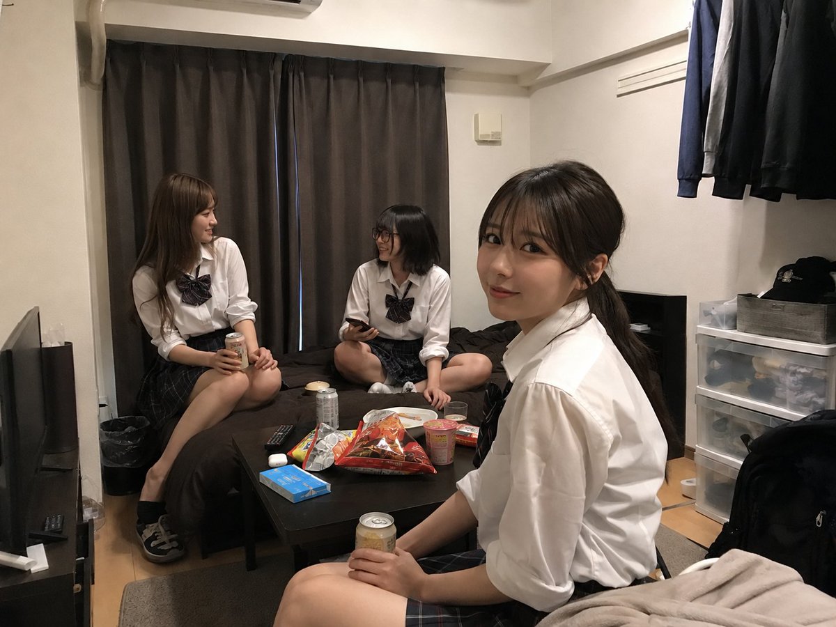 Casual Dorm Room Hangout Snapshot