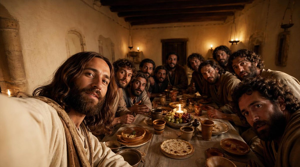Immersive Last Supper Cinematic Depiction