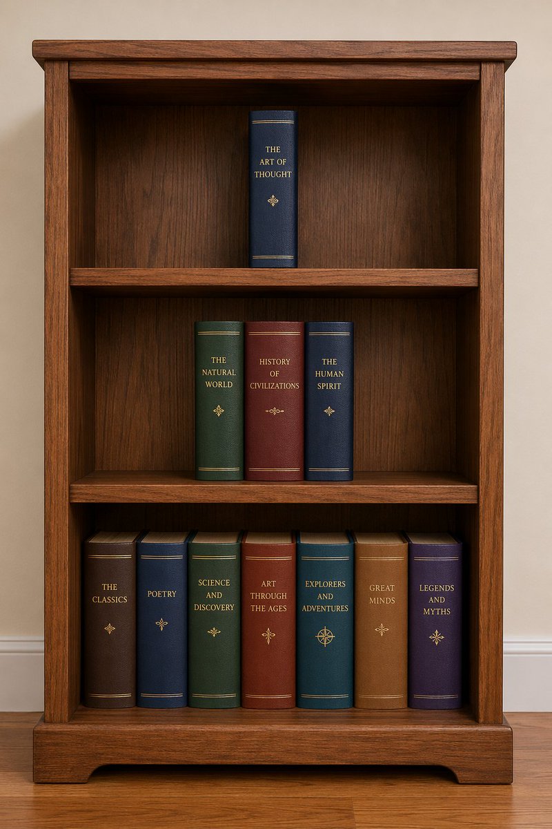 Wooden Bookshelf Display