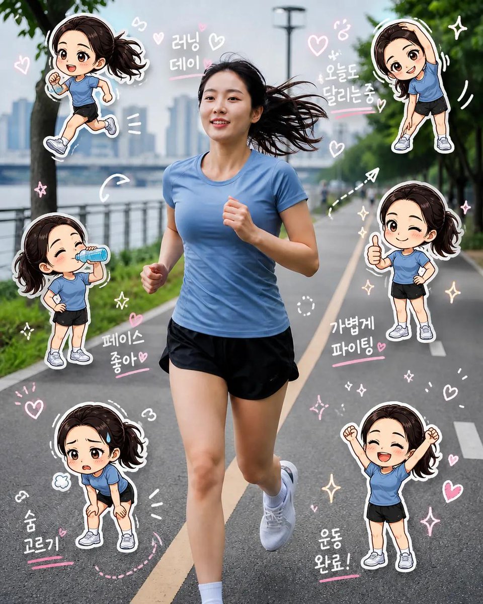 Real Photo Chibi Sticker Diary