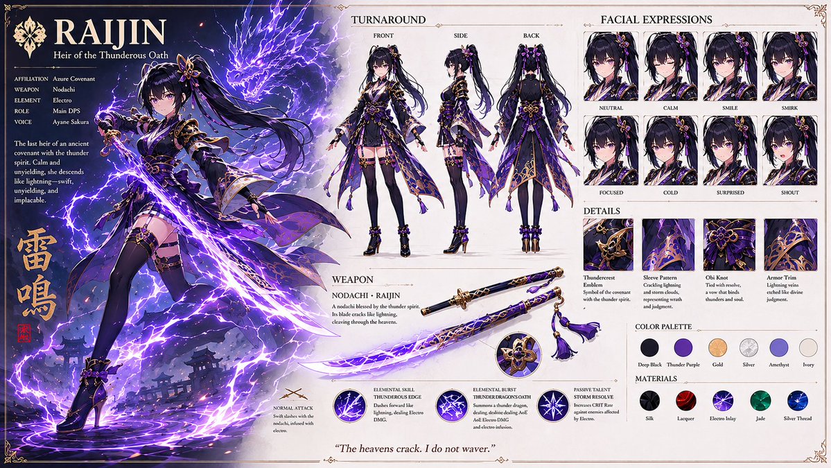 High-End Anime Character Design