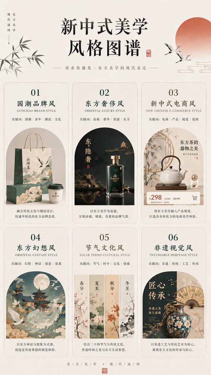 New Chinese Aesthetic Style Atlas