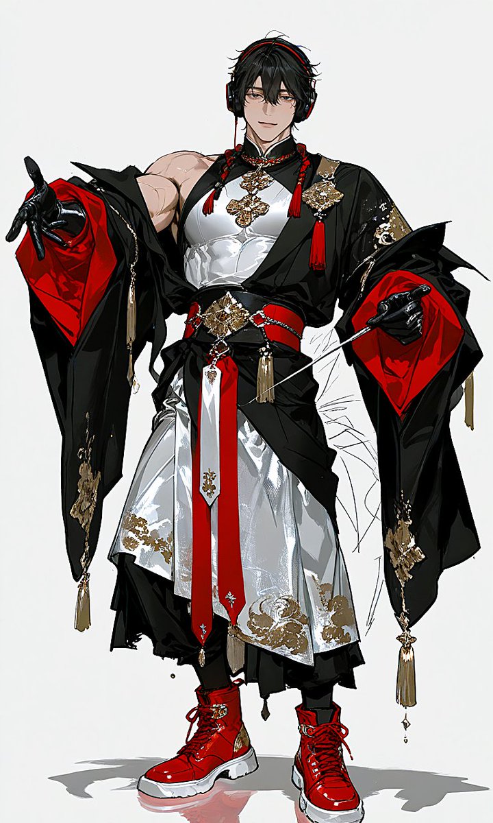 Japanese-Western Fusion Fashion Character