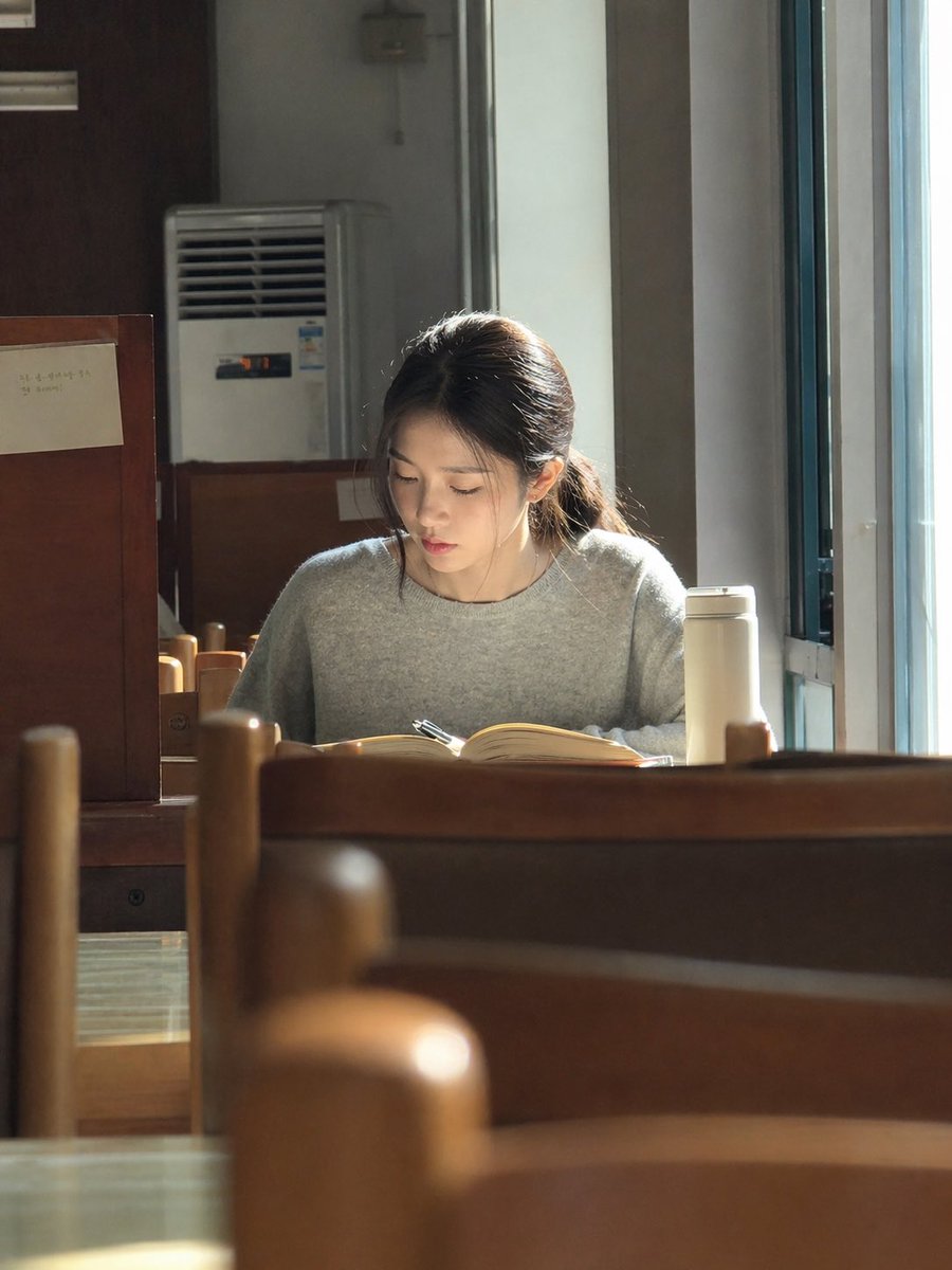 Sunlit Library Focus