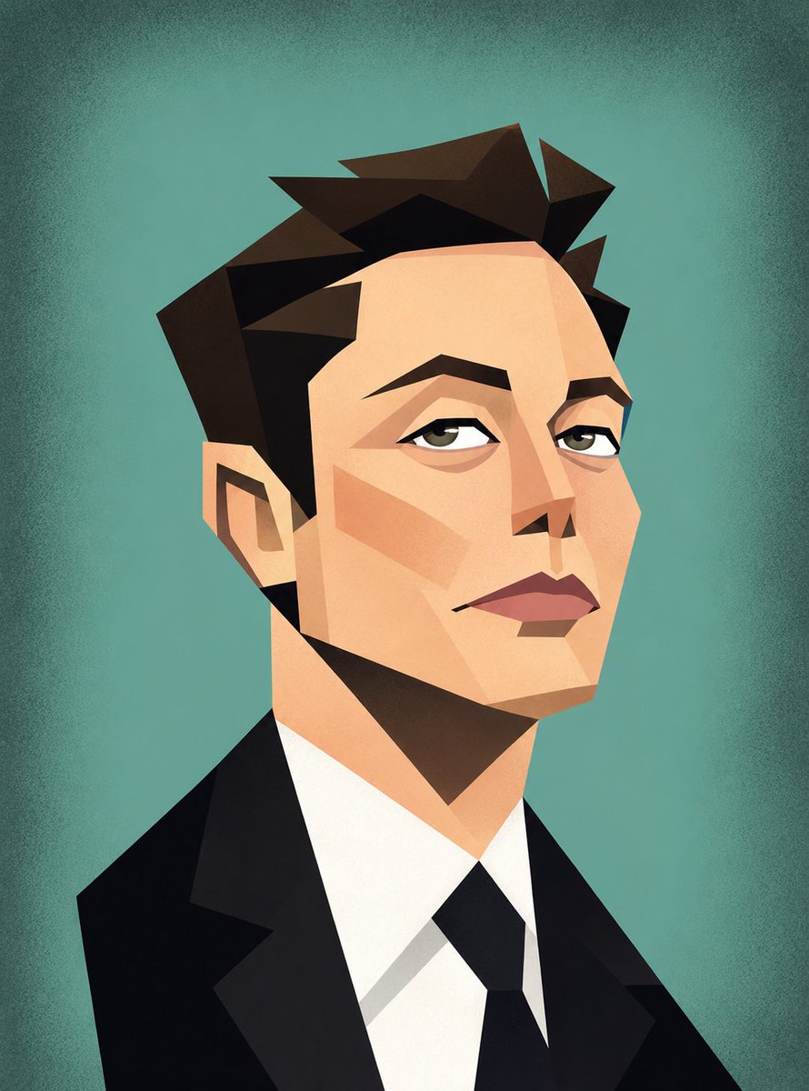 Cubist Celebrity Vector Portraits