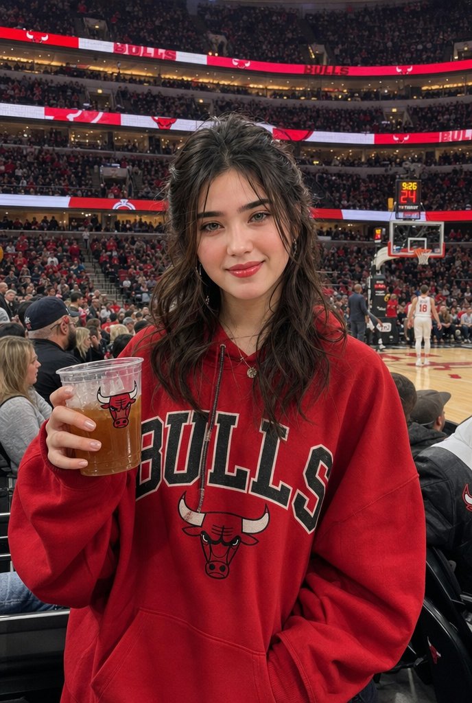 Bulls Courtside Portrait