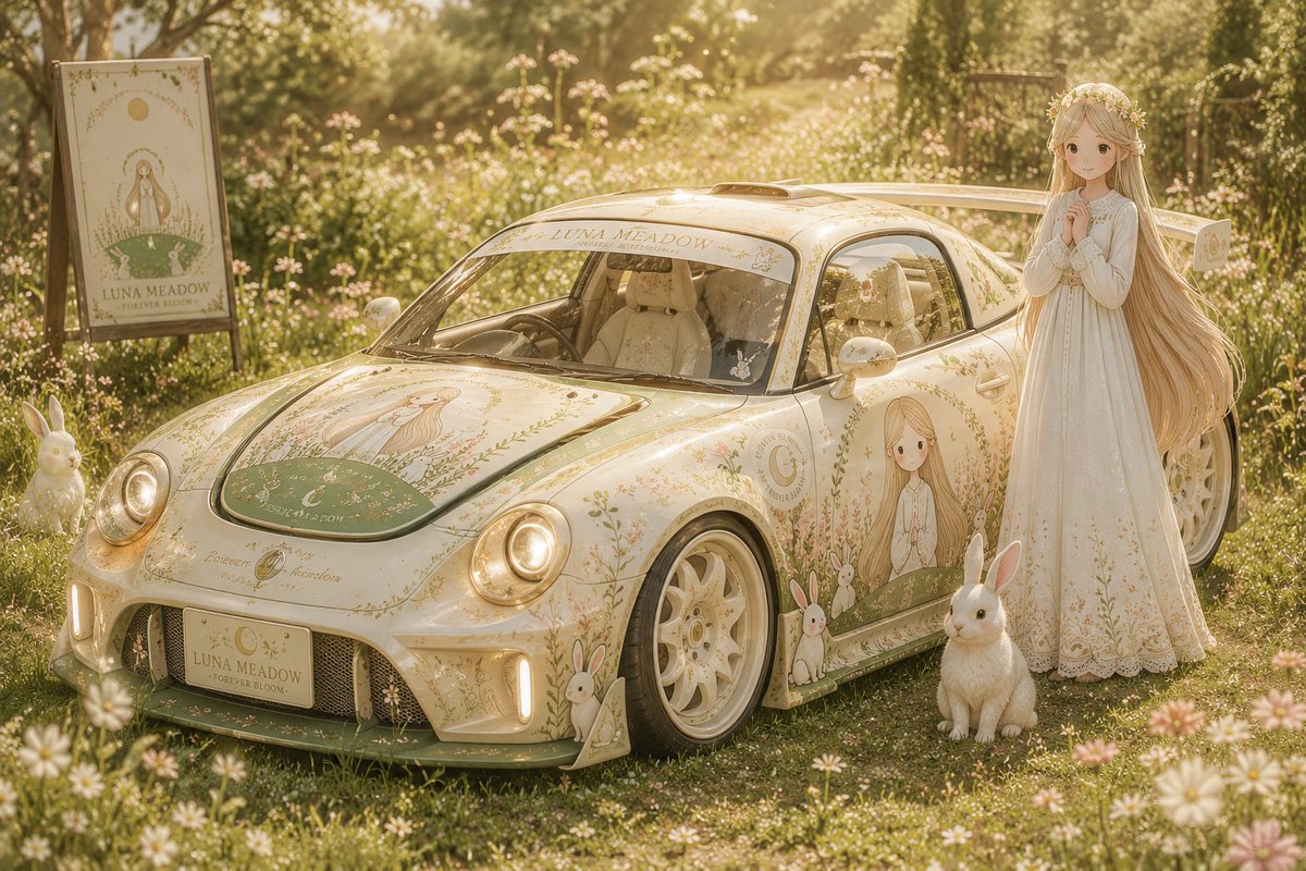 Fantasy Itasha Vehicle Design