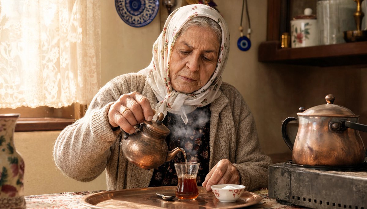 Turkish Grandmother's Tea Ritual