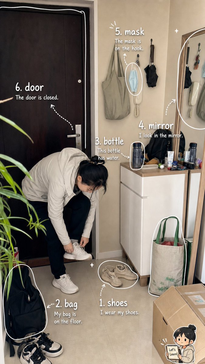 Entryway Vocab: 6-Word Journal