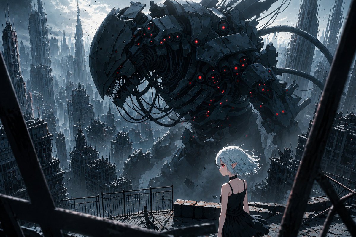 High-End Anime Illustration Remaster