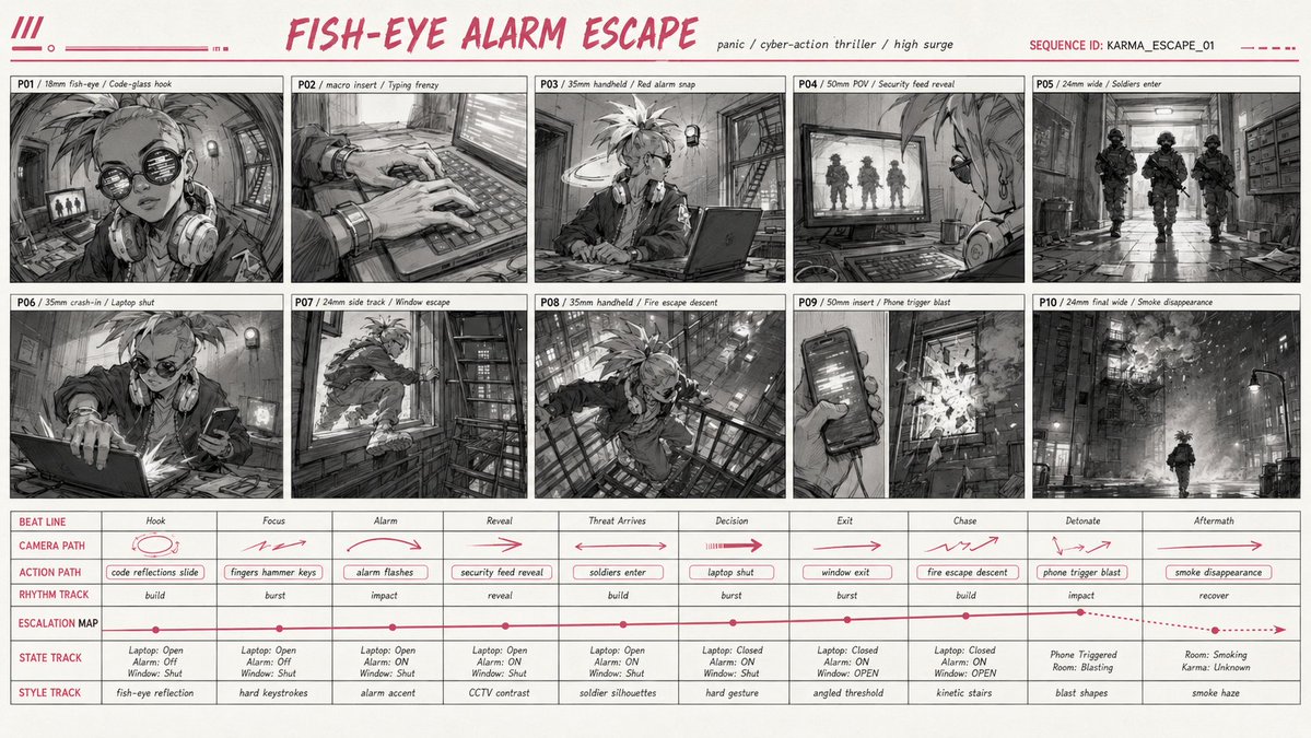 Fish-Eye Alarm Escape