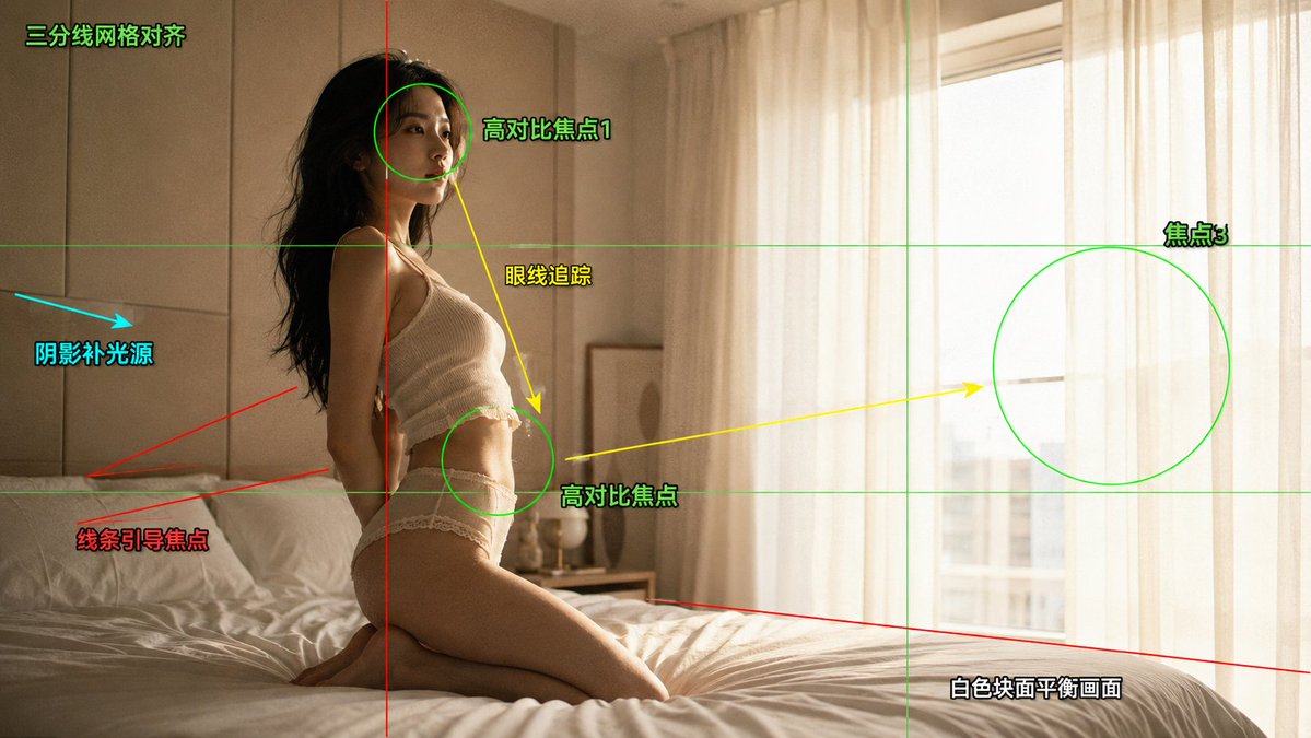 Cinematic Fashion Composition Analysis