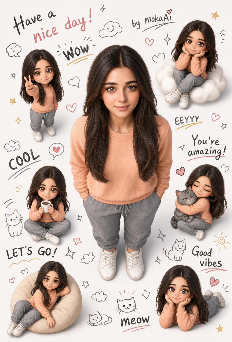 Cute 3D Portrait with Chibi Pals