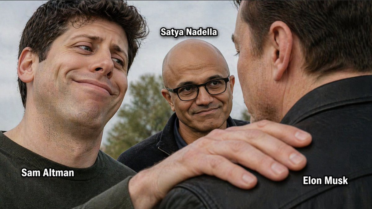 Tech CEOs Awkward Meme Triangle