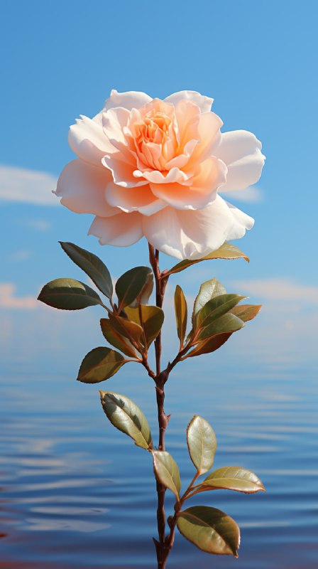 Gardenia Blooms Wallpaper Soft Cinema4D Render