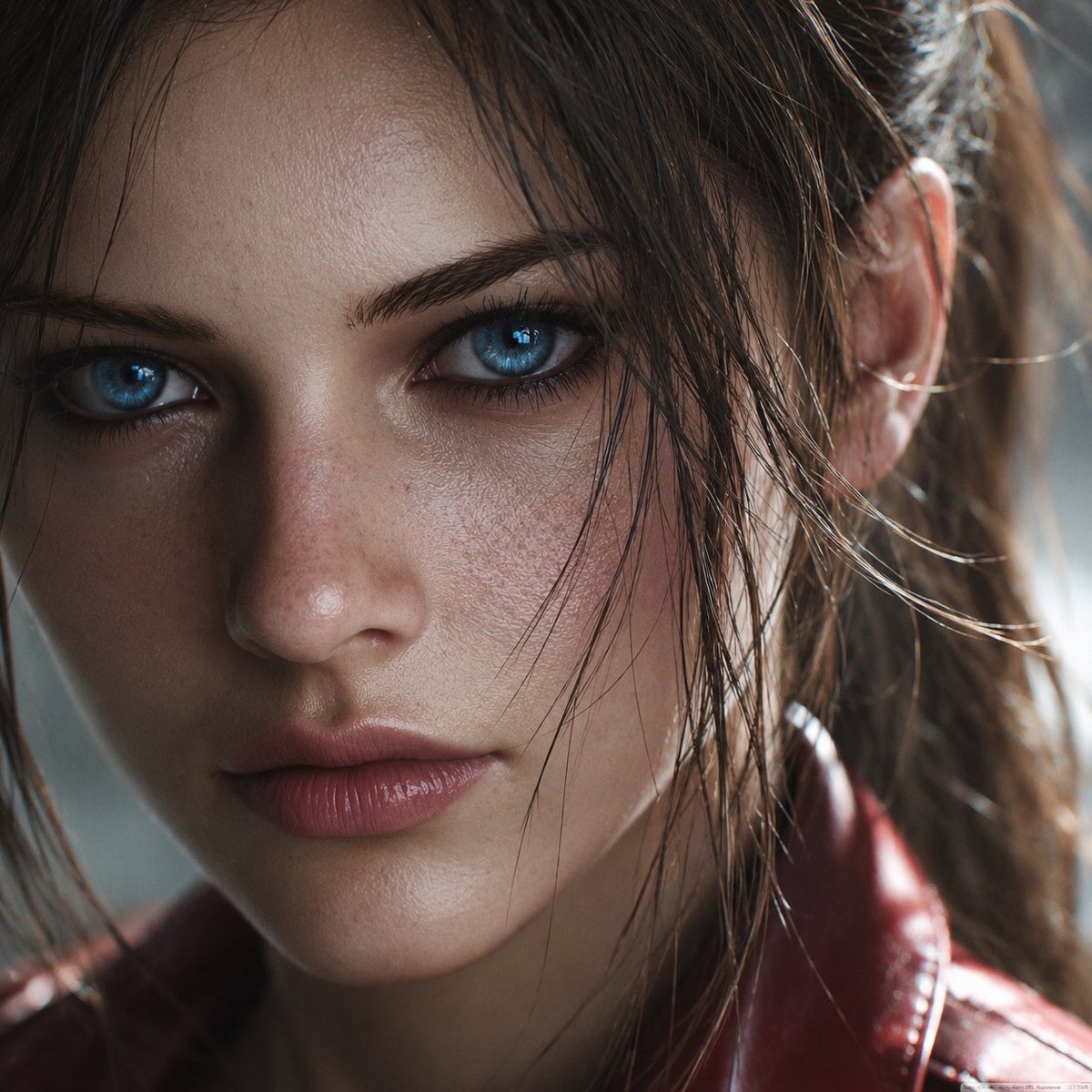 Resident Evil Claire Real Face