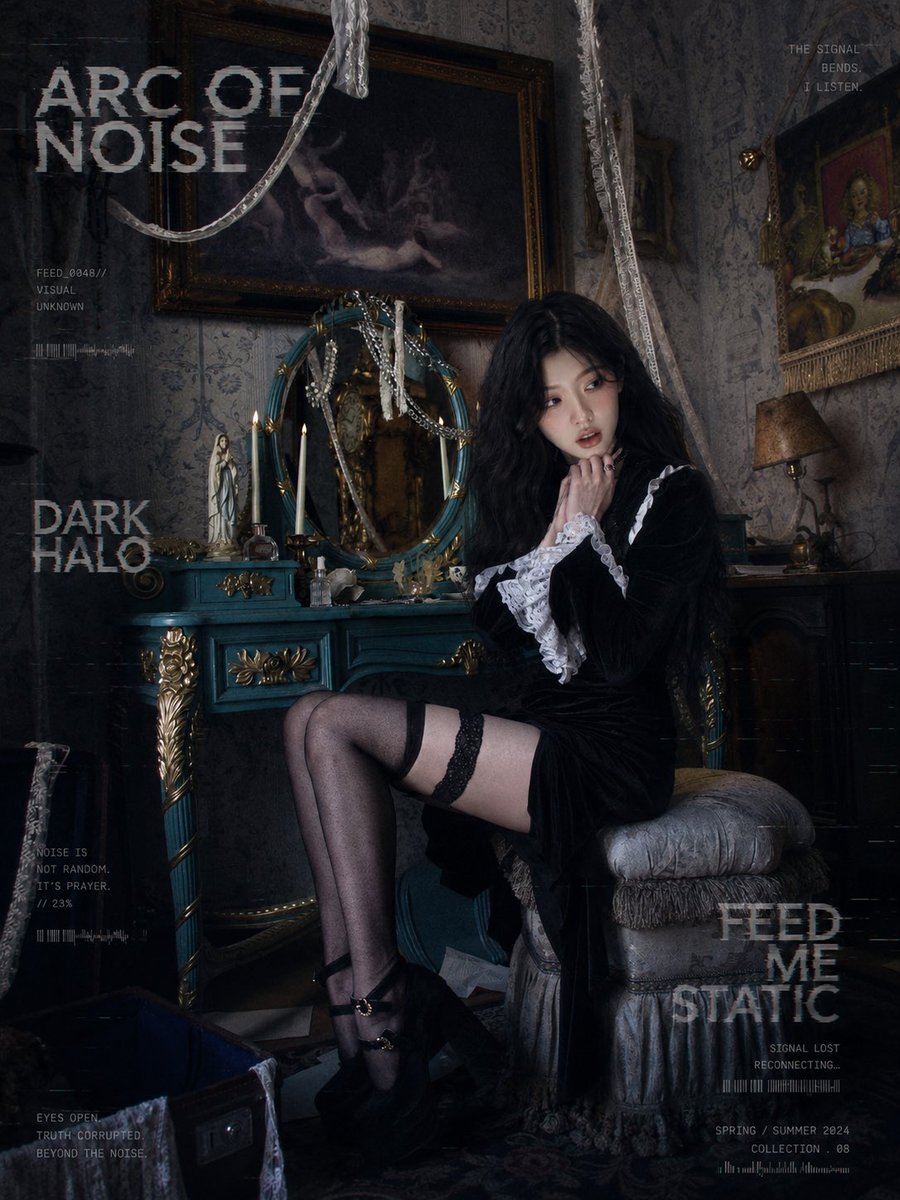 Dark Gothic Lolita Haunted Portrait