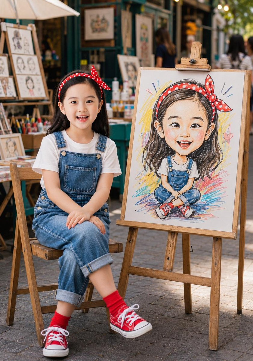 Street Caricature Portrait Session