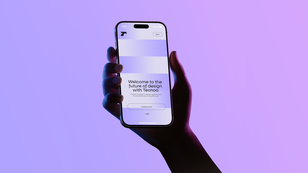 Futuristic Smartphone Neon Ad