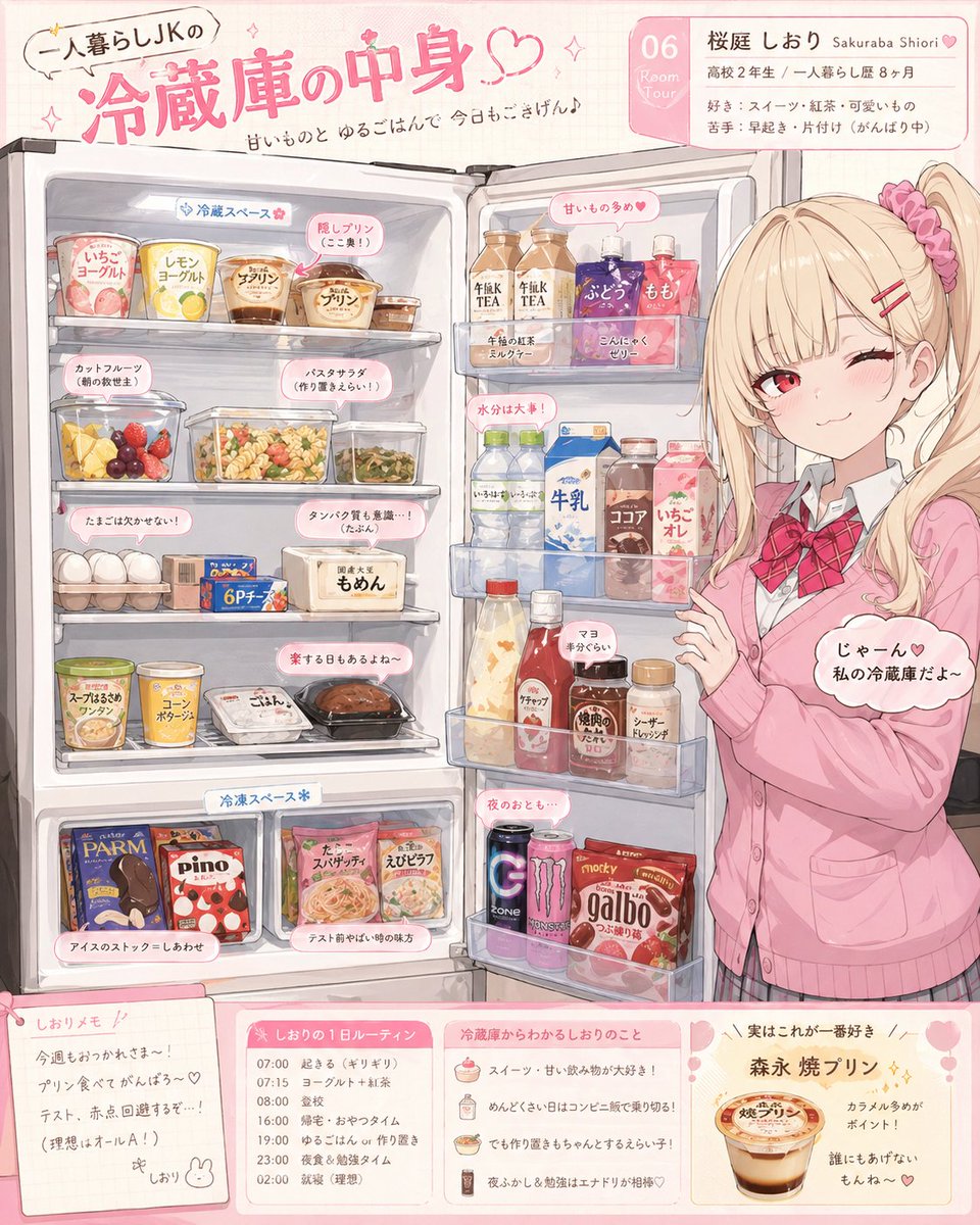 What's Inside The Character Fridge