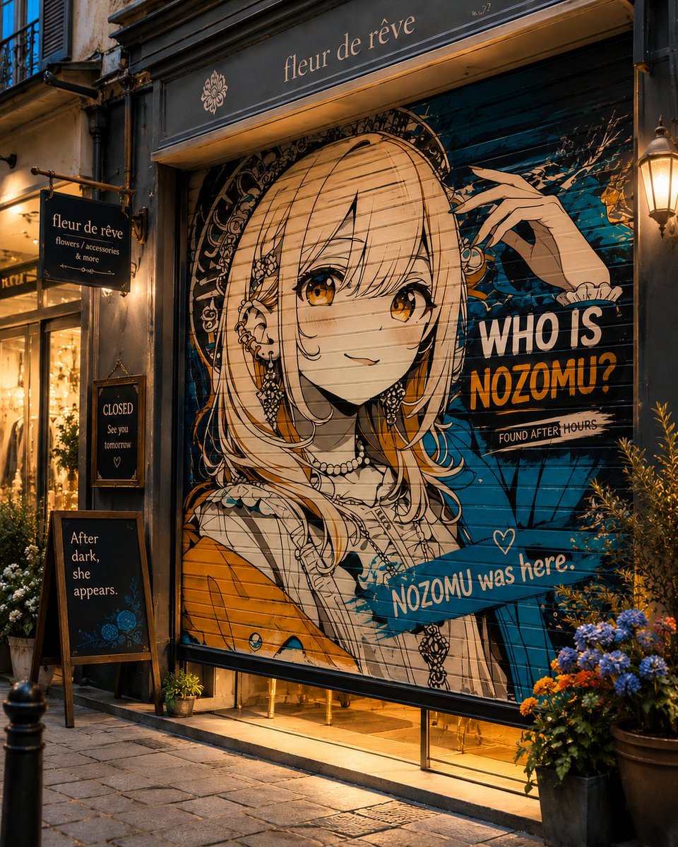 Shutter Art After Closing Time