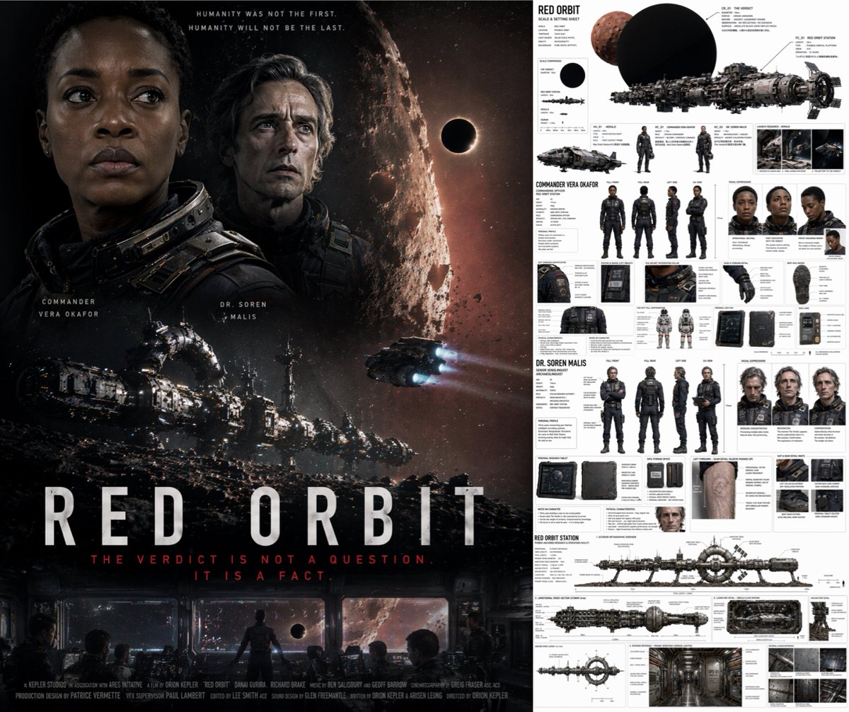 Red Orbit Sci-Fi Movie Design
