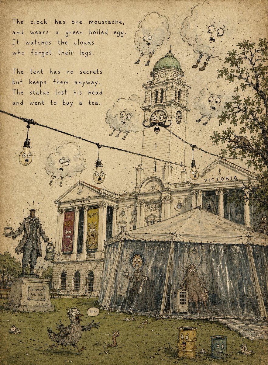 Vintage Whimsical Storybook Illustration