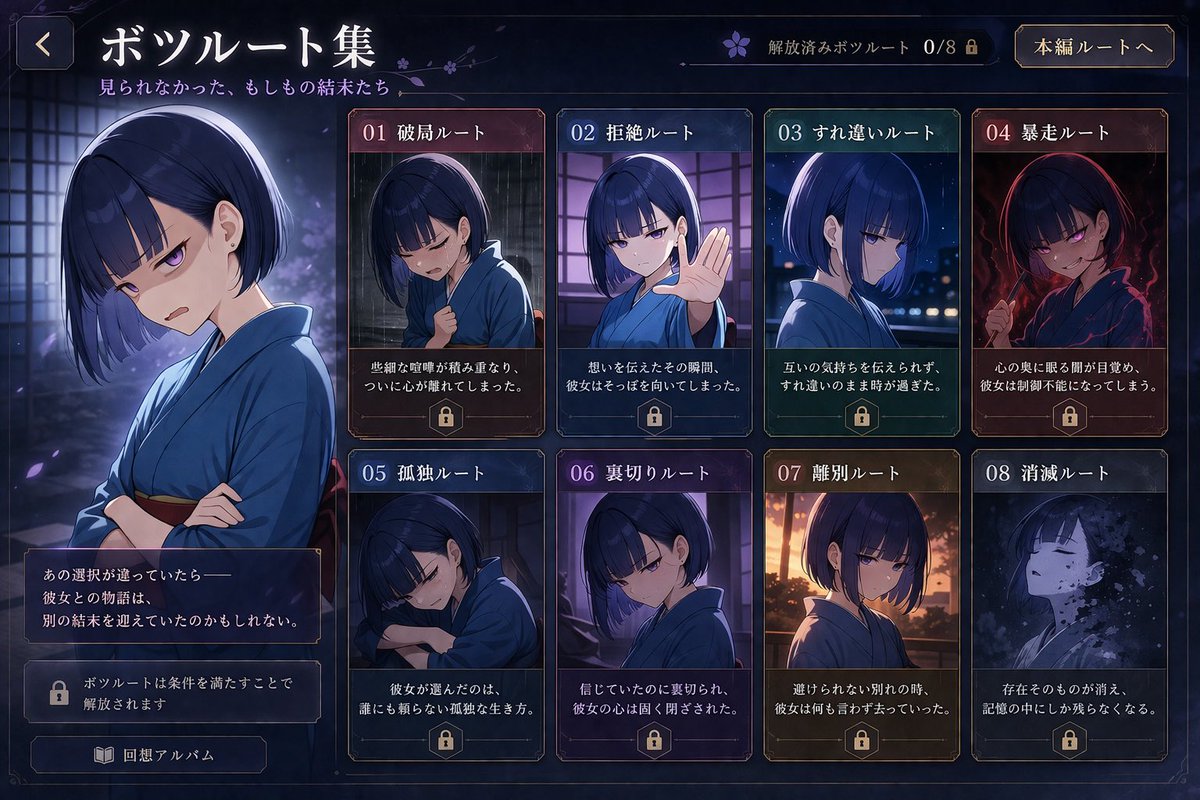 Game UI Deleted Routes