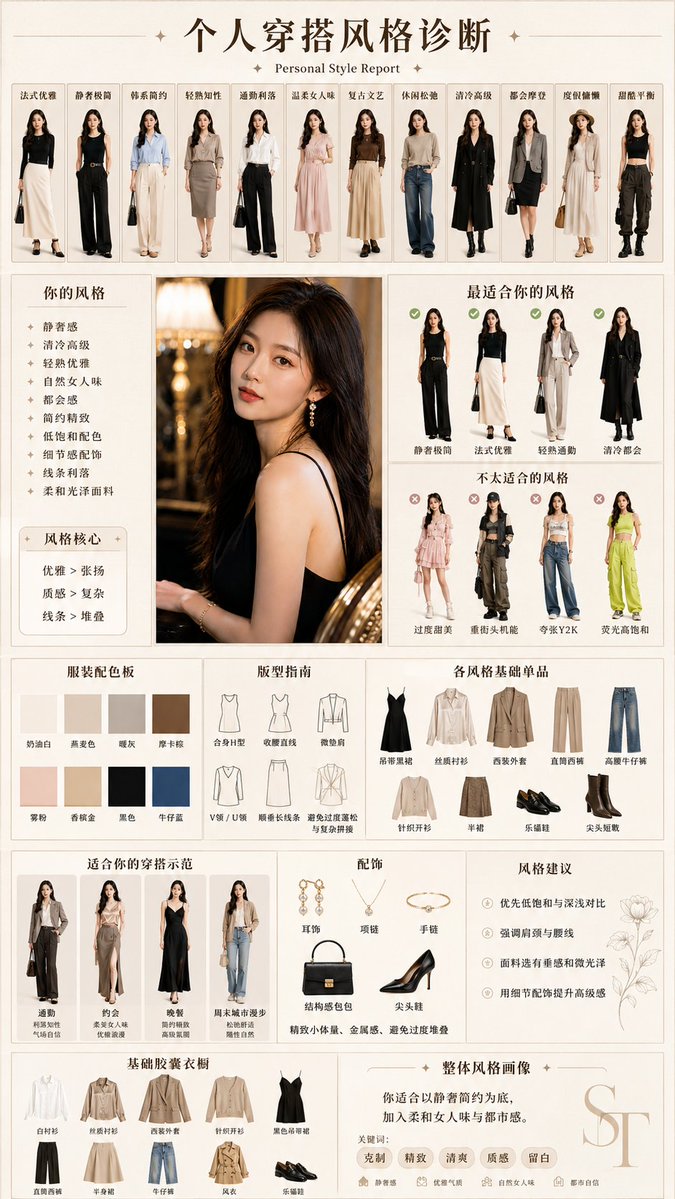 Personal Fashion Style Diagnosis Report