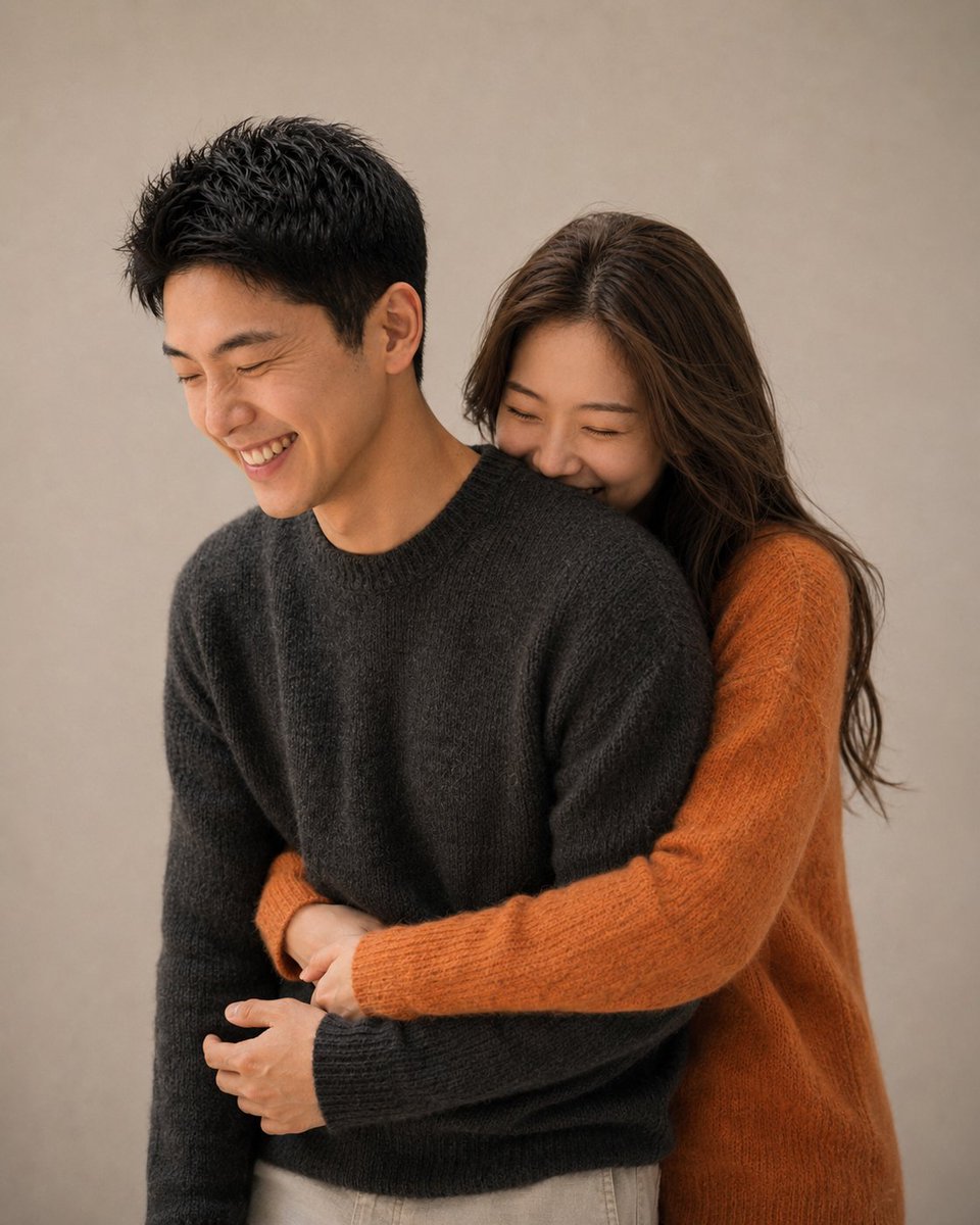 Korean Couple Magazine Studio Shoot