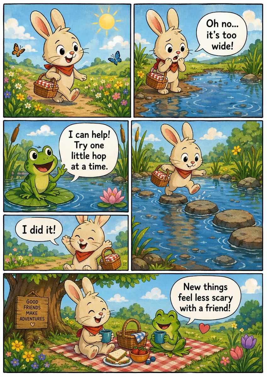 Modern Indie Comic Book Page