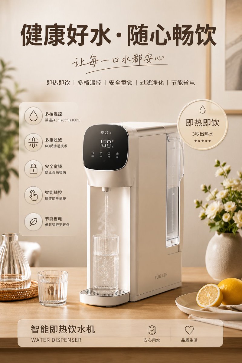 High-Quality Home Appliance Ad Poster