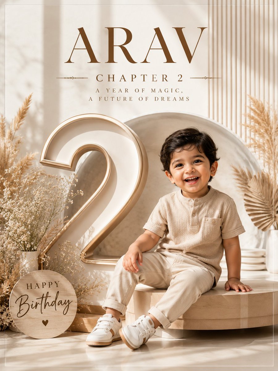 Luxury Birthday Poster Masterpiece