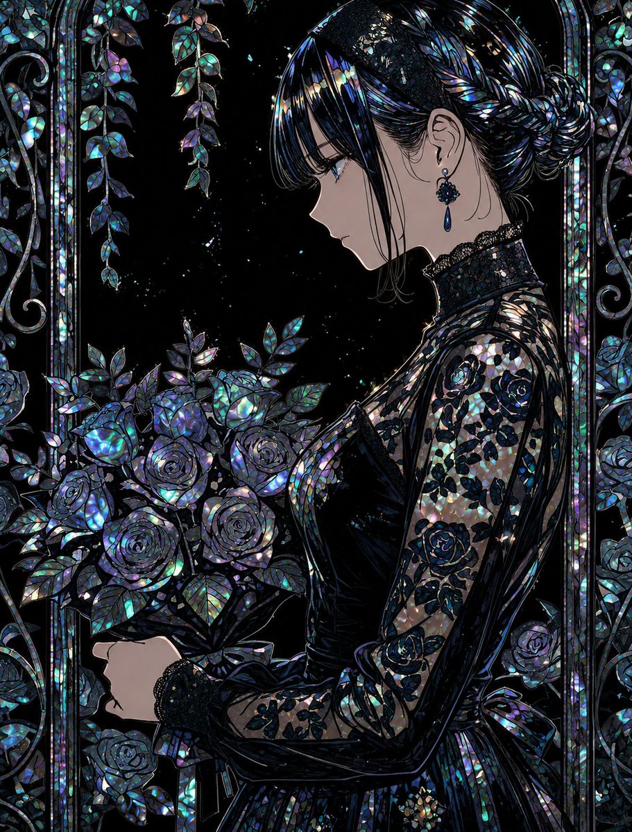 Mother of Pearl Fantasy Illustration