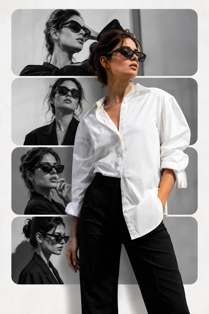 Fashion Editorial Collage Poster