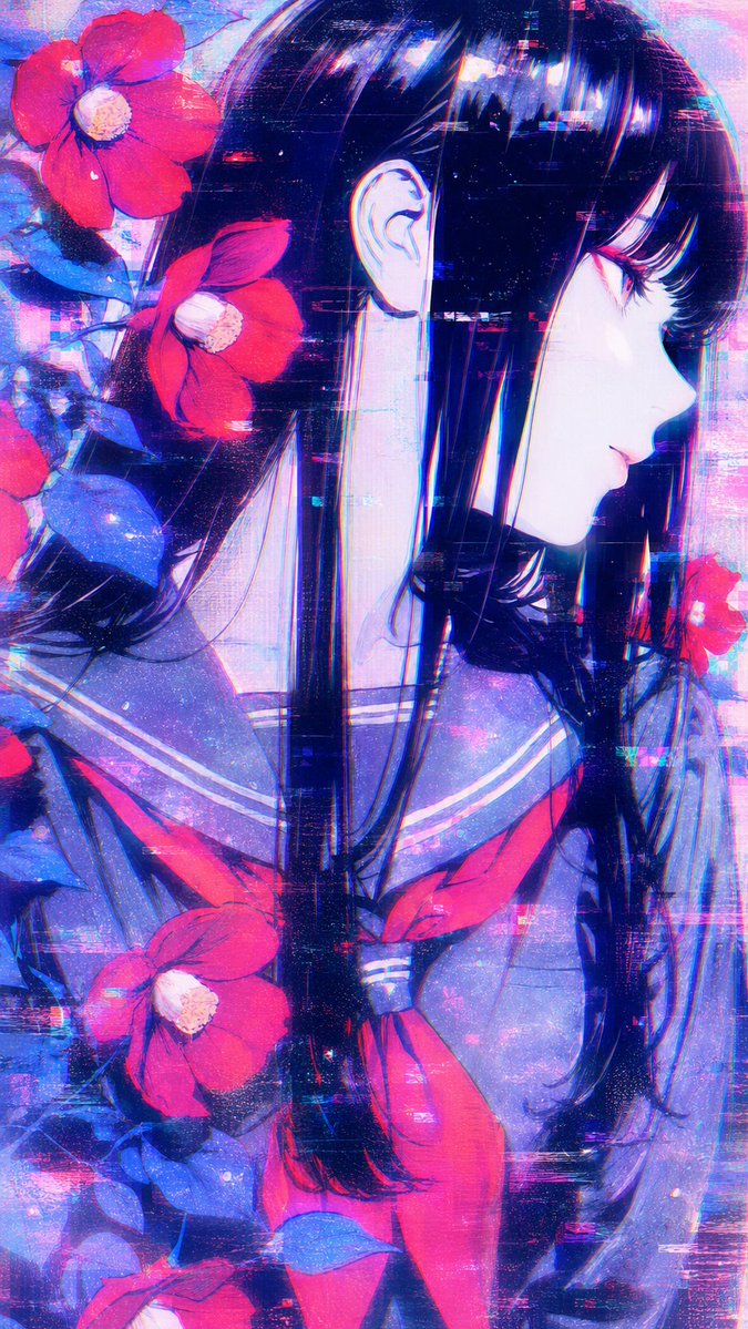 Dreamy Glitch Art Transformation