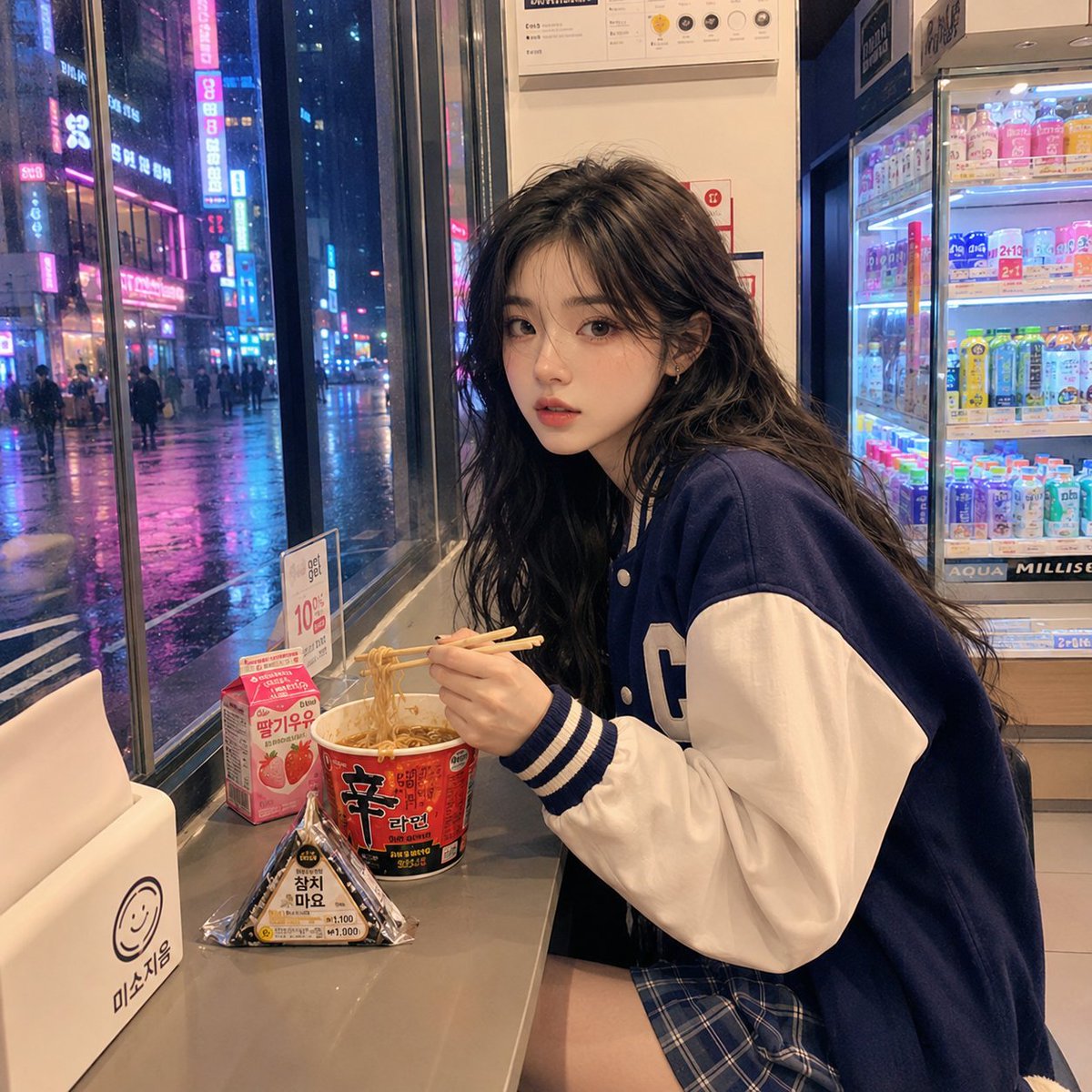 Late-Night Ramen Girl Seoul