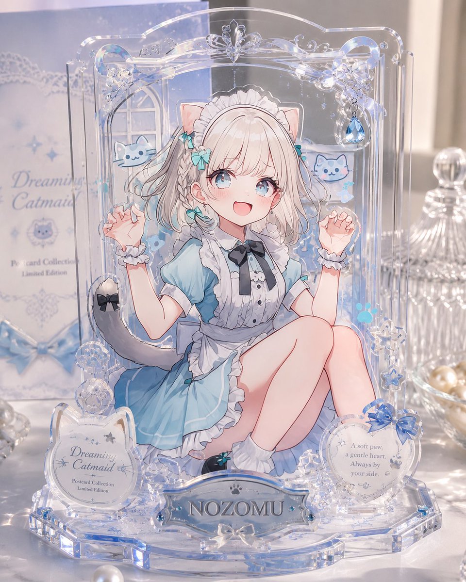 Dreamy Catmaid Acrylic Display Stand