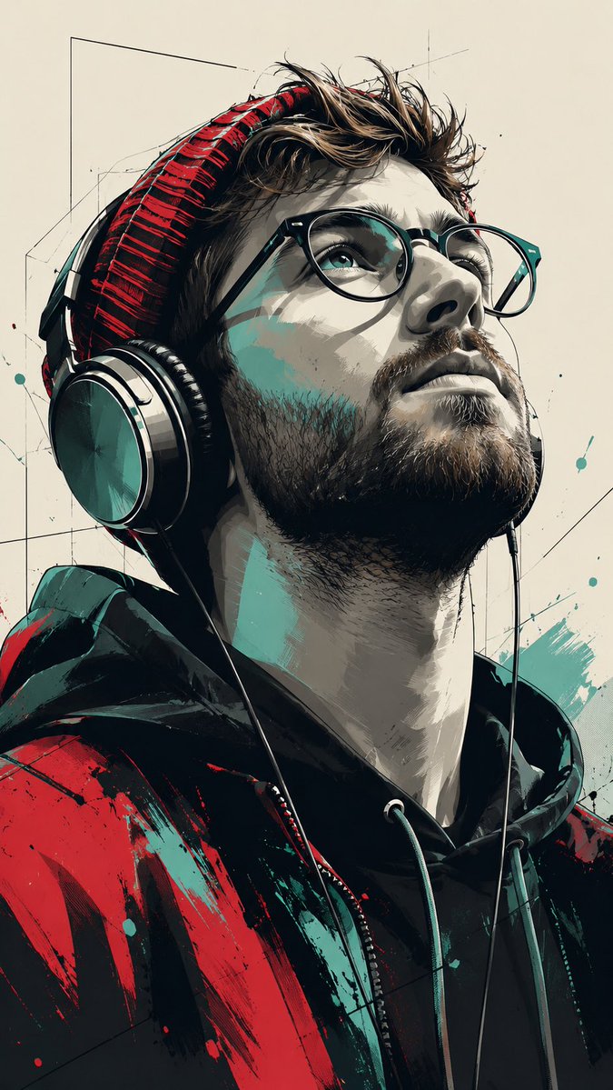 Pop Art Portrait of Urban Youth