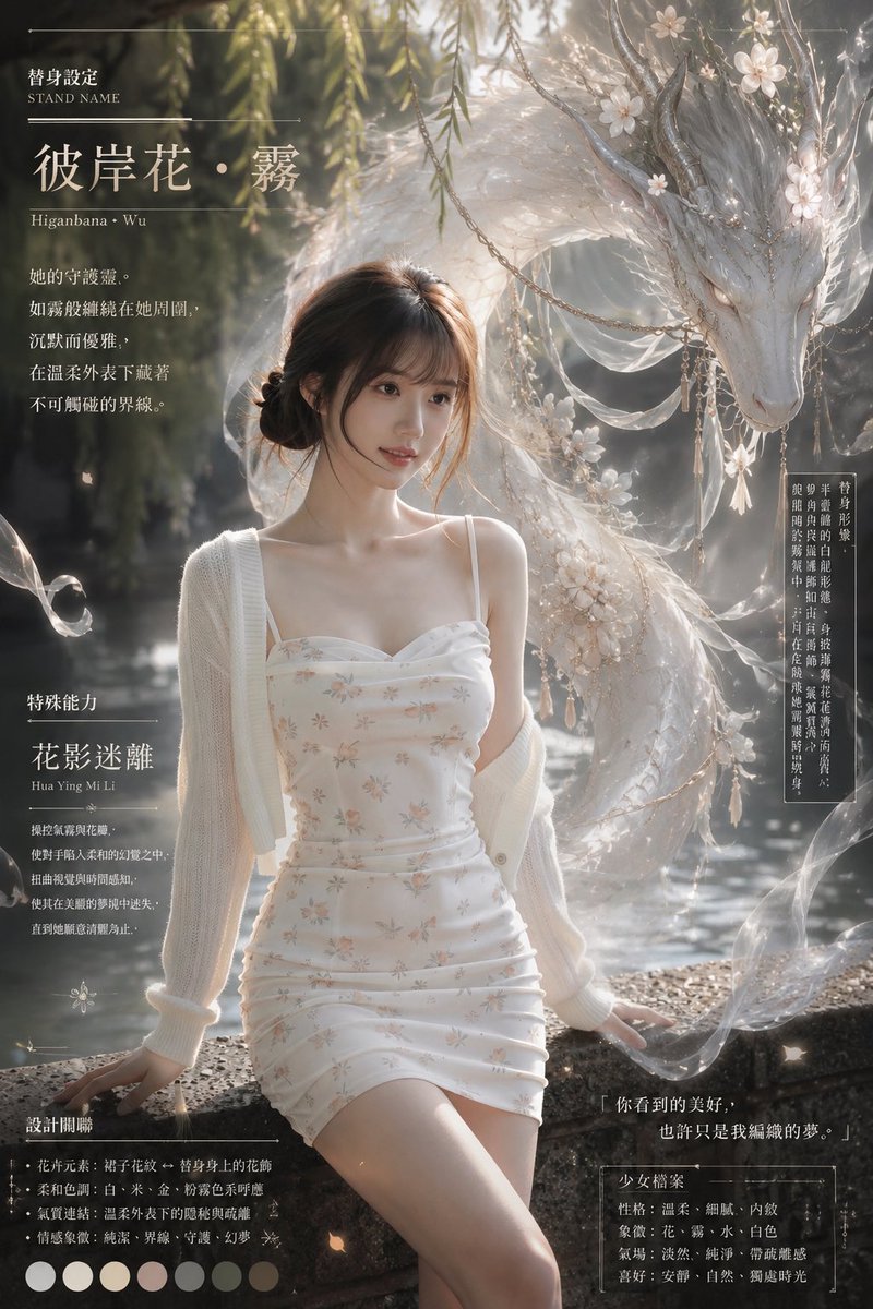 Ethereal Guardian Spirit Fantasy Poster