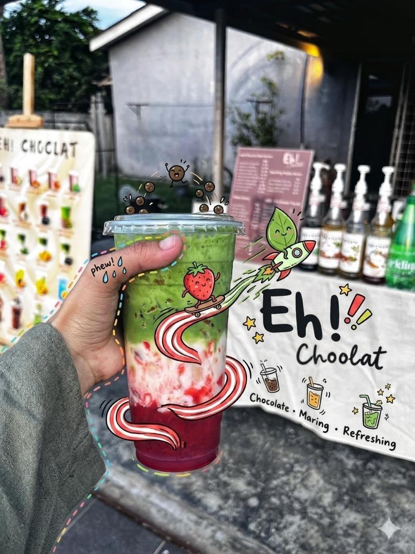 Doodle Layered Drink Photo