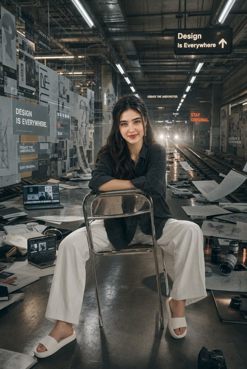Cinematic Subway Design Studio Portrait