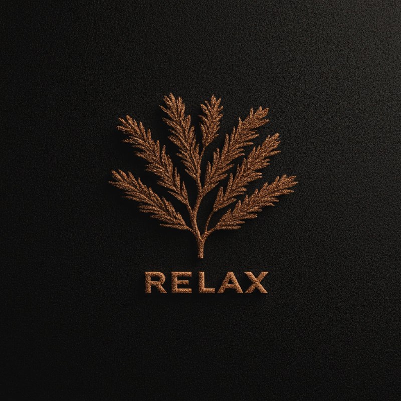 Minimalist Nature-Inspired Relax Logo