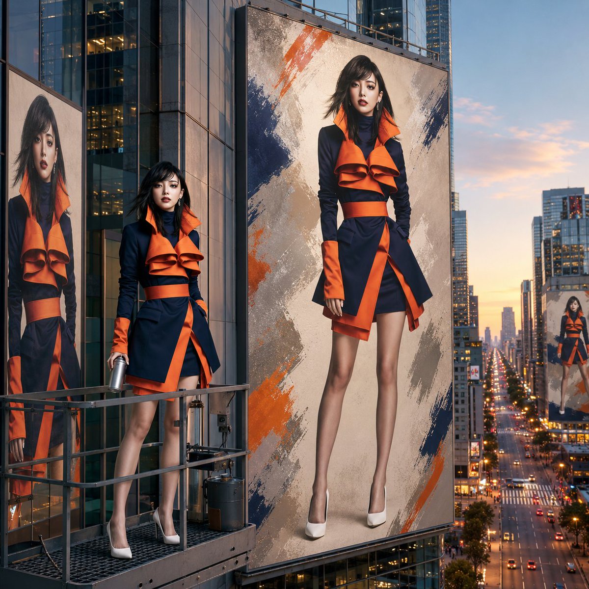Painting Herself onto the City