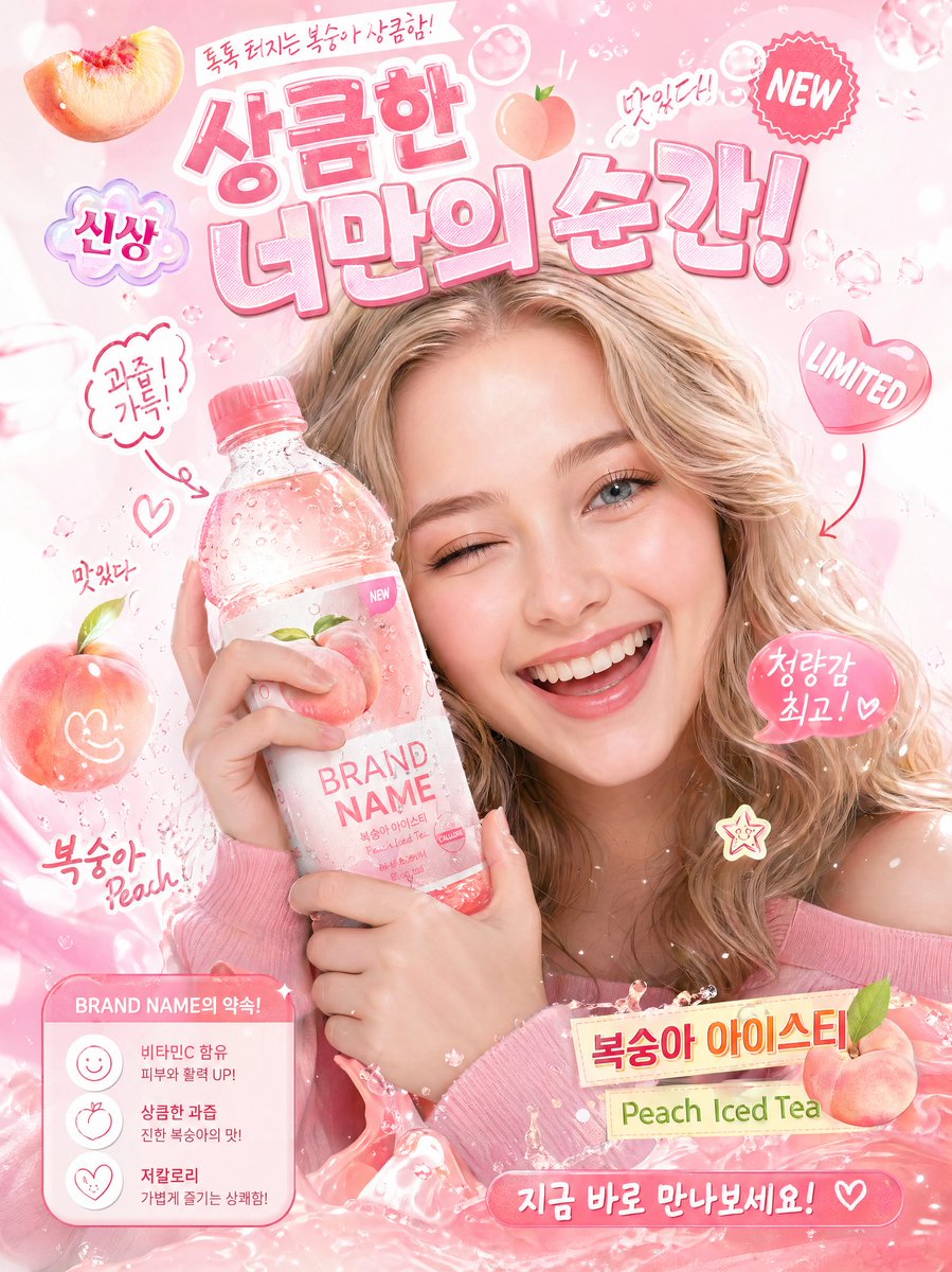 Korean Viral Beverage Poster