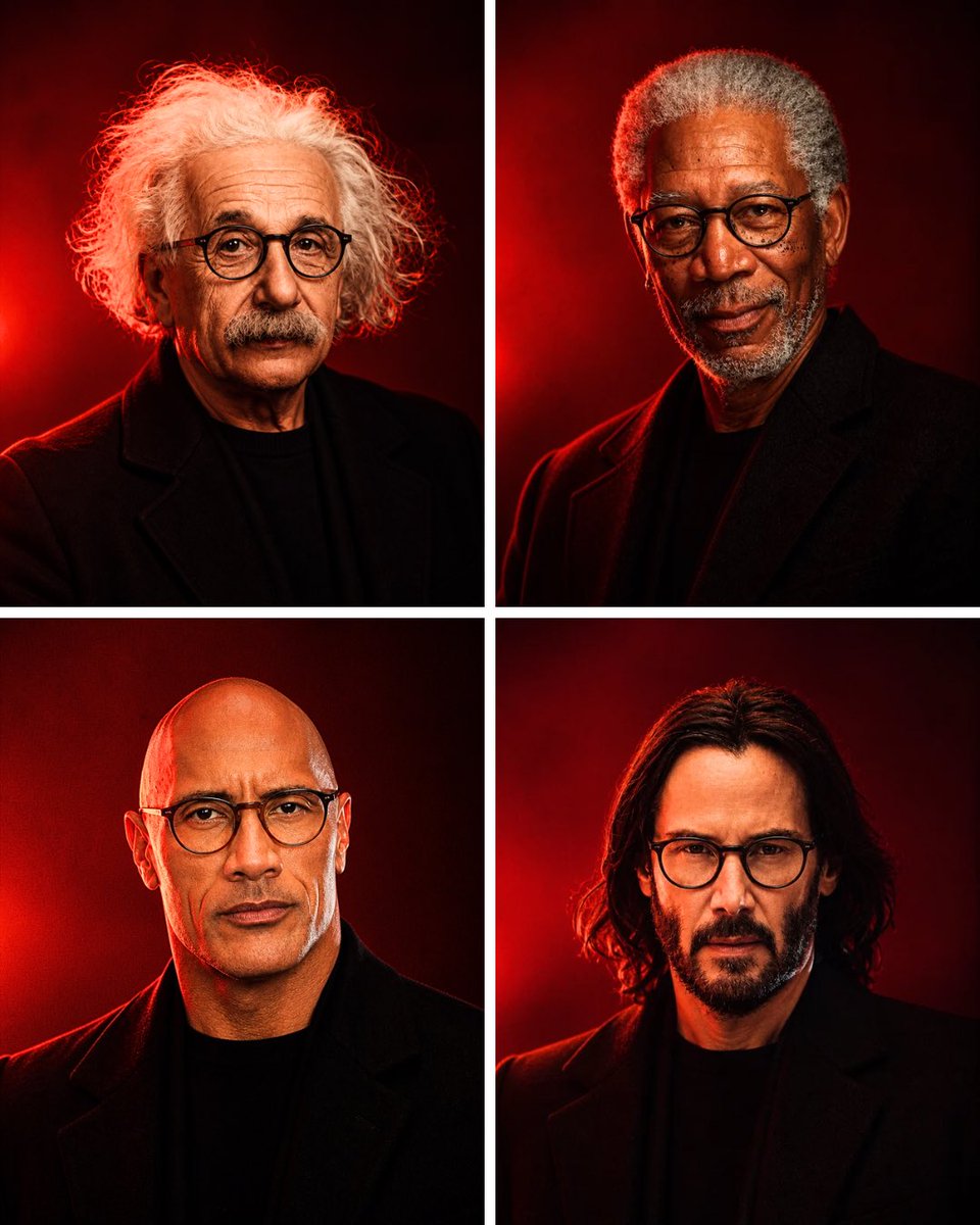 Cinematic Red Anonymous Legend Grid