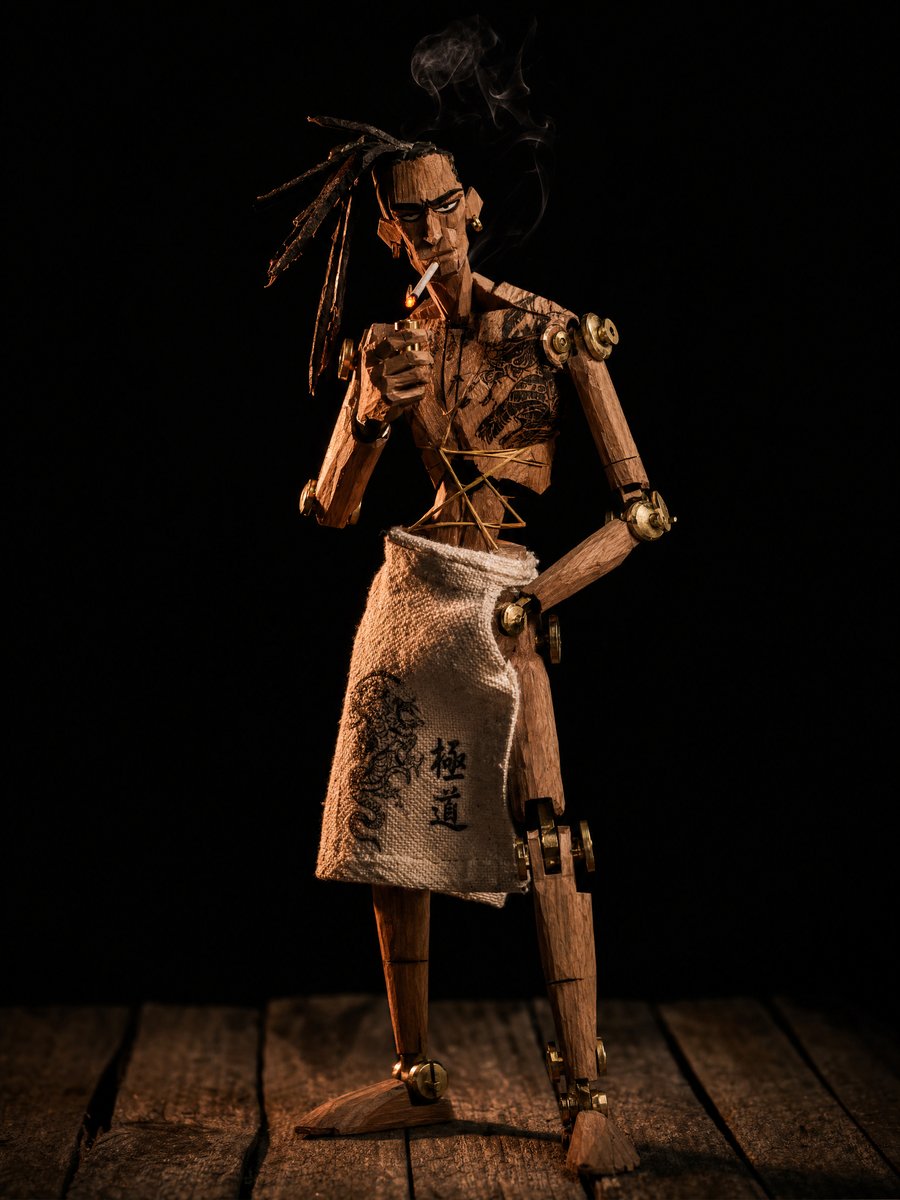 Stop Motion Yakuza Puppet
