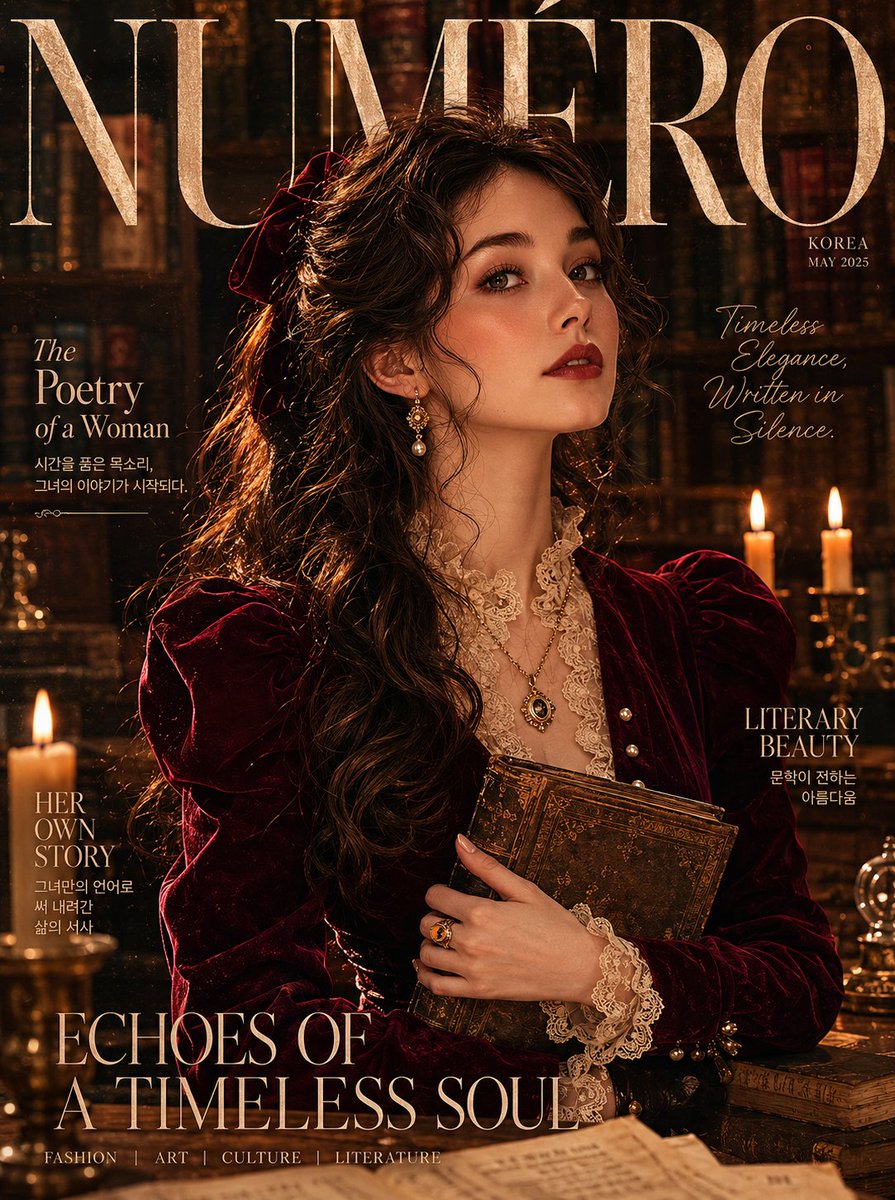 Candlelit Library Vintage Cover