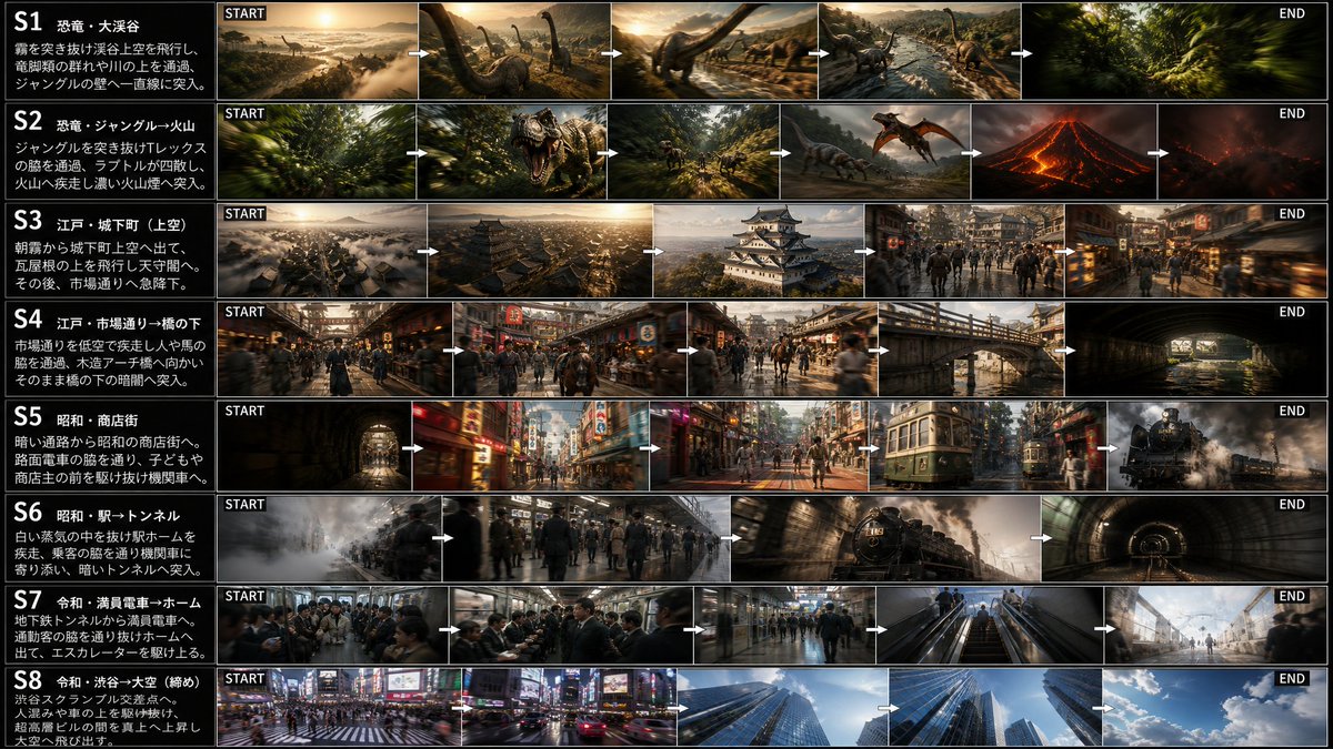 Epic FPV Eight Shot Storyboard