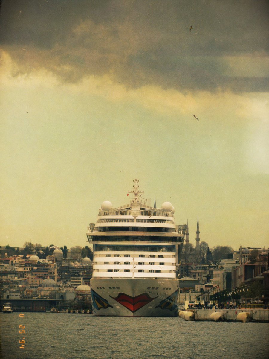 Vintage Istanbul Cruise Ship Film Photo